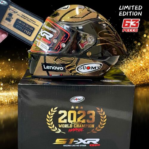 SUOMY S1-XR PECCO GOLD LIMITED EDITION 2023 WORLD CHAMPIONSHIP S