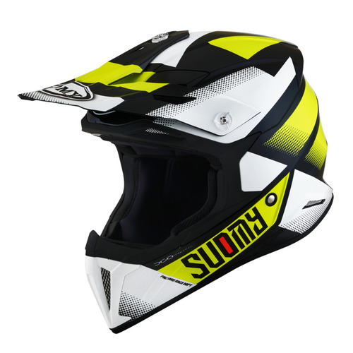 SUOMY X-WING GRIP HELMET BLACK YELLOW XS