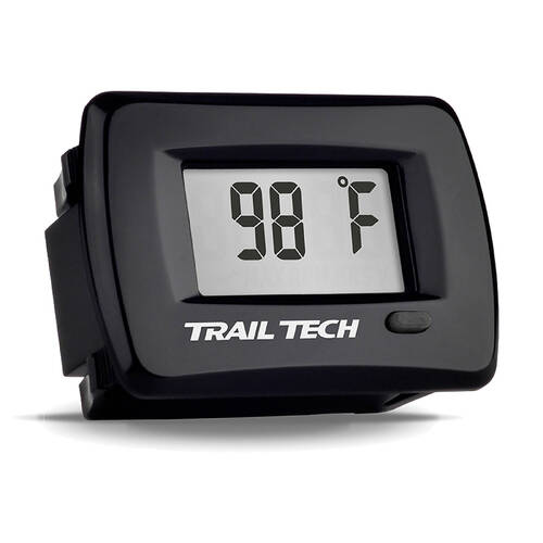 TRAIL TECH TTO PANEL - TEMP METER 12MM SPARK PLUG - BLACK