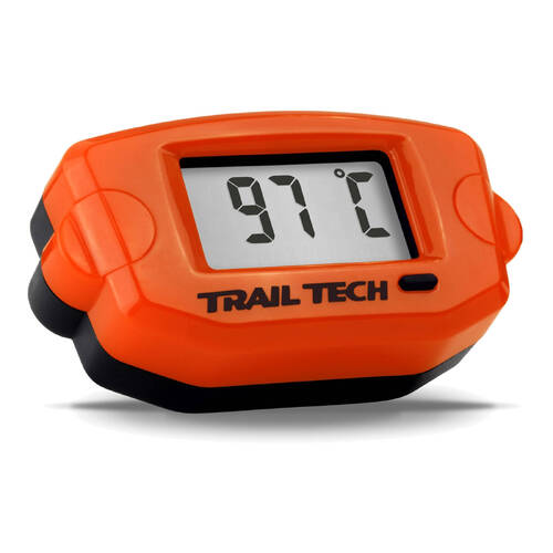 TRAIL TECH TTO - TEMP METER 10MM RADIATOR FIN - ORANGE