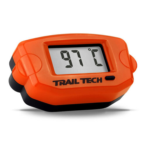 TRAIL TECH TTO - TEMP METER 16MM HOSE - ORANGE