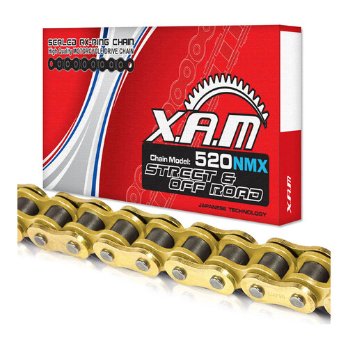 XAM 520NMX X-Ring Narrow Chain - Gold Gold 112L