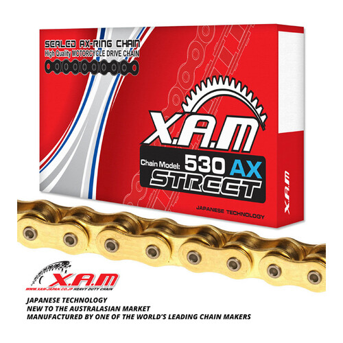 XAM 530AX X-Ring Chain - Gold Gold 102L